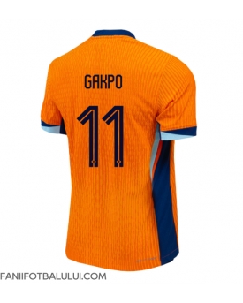Țările de Jos Cody Gakpo #11 Tricou Fotbal Replică European 2024 Barbati Acasa